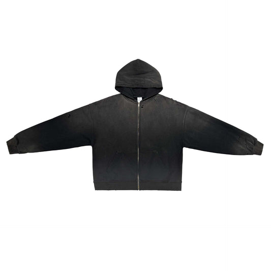 Unisex Frech Terry Zip Up Hoodie – Warm Casual Sweatshirt for Fall & Winter